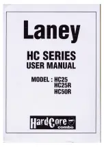 Laney Hardcore Combo HC25 User Manual preview