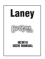 Предварительный просмотр 1 страницы Laney HardCore max HCM10 User Manual