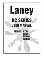 Laney KC25 User Manual предпросмотр