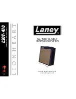 Предварительный просмотр 1 страницы Laney L20T-410 Operating Instructions Manual