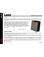 Предварительный просмотр 5 страницы Laney L20T-410 Operating Instructions Manual