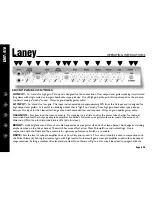 Предварительный просмотр 6 страницы Laney L20T-410 Operating Instructions Manual