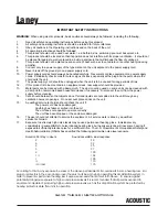 Preview for 2 page of Laney LA30C User Manual