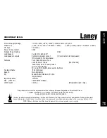 Предварительный просмотр 7 страницы Laney LC15-110 Operating Instructions Manual