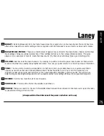 Предварительный просмотр 11 страницы Laney LC15-110 Operating Instructions Manual