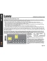 Preview for 12 page of Laney LC15 Operating Instructions Manual