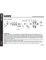 Preview for 14 page of Laney LC15 Operating Instructions Manual