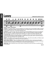 Предварительный просмотр 6 страницы Laney LC50-II Operating Instructions Manual