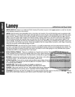 Предварительный просмотр 7 страницы Laney LC50-II Operating Instructions Manual