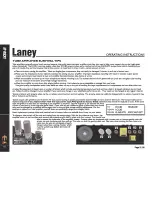 Предварительный просмотр 12 страницы Laney LC50-II Operating Instructions Manual