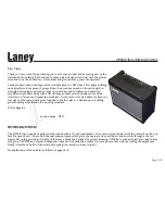 Предварительный просмотр 5 страницы Laney LG35R User Manual