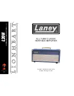 Предварительный просмотр 1 страницы Laney LION HEART L20H Operating Instructions Manual