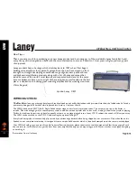 Предварительный просмотр 5 страницы Laney LION HEART L20H Operating Instructions Manual