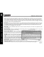 Предварительный просмотр 7 страницы Laney LION HEART L20H Operating Instructions Manual