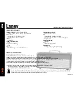 Предварительный просмотр 15 страницы Laney LION HEART L20H Operating Instructions Manual