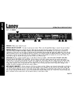 Предварительный просмотр 8 страницы Laney LION HEART L5T-112 Operating Instructions Manual