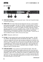 Предварительный просмотр 6 страницы Laney Lionheart L5T-112 Manual