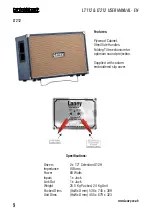 Предварительный просмотр 9 страницы Laney LionHeart LT112 Manual