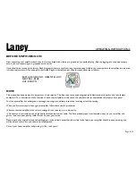 Preview for 4 page of Laney LV100 User Manual