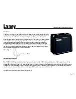 Preview for 5 page of Laney LV100 User Manual