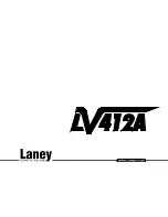 Preview for 1 page of Laney LV412A Instructions Manual