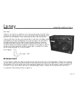 Предварительный просмотр 5 страницы Laney LX120Twin User Manual