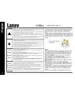 Preview for 6 page of Laney Prism P35 Operating Instructions Manual