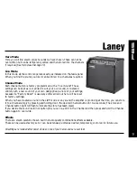 Preview for 9 page of Laney Prism P35 Operating Instructions Manual