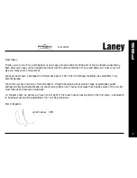 Preview for 7 page of Laney Prism P65 Operating Instructions Manual