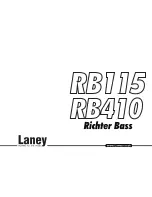 Предварительный просмотр 1 страницы Laney Richter Bass RB115 Instructions Manual