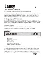 Предварительный просмотр 4 страницы Laney TFX200 User Manual