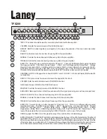 Предварительный просмотр 7 страницы Laney TFX200 User Manual