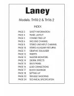 Preview for 2 page of Laney TH10:2 User Manual