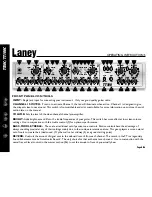 Предварительный просмотр 6 страницы Laney TT50C Operating Instructions Manual