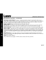 Предварительный просмотр 11 страницы Laney TT50C Operating Instructions Manual