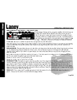 Предварительный просмотр 12 страницы Laney TT50C Operating Instructions Manual