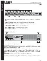 Предварительный просмотр 8 страницы Laney Tube Fusion-II TF200-II Operating Instructions Manual