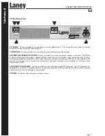 Предварительный просмотр 9 страницы Laney Tube Fusion-II TF200-II Operating Instructions Manual