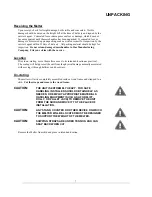 Preview for 7 page of Lang 124cm Installation Operation & Maintenance