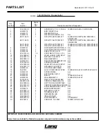 Предварительный просмотр 20 страницы Lang 124cm Installation Operation & Maintenance