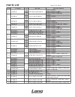 Preview for 27 page of Lang 124S Installation And Operation Instructions Manual