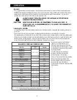 Preview for 11 page of Lang 124T Installation And Operation Instructions Manual