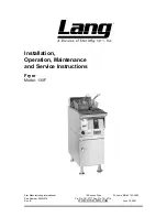 Preview for 1 page of Lang 130f Installation, Operation, Maintenance And Service Instructions