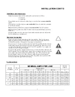 Preview for 9 page of Lang 136SB-WB Installation, Operation And Maintenance Instructions