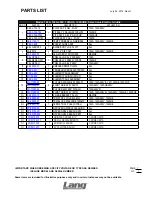 Preview for 19 page of Lang 148S-SC Assembly, Installation And Operation Instructions