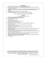 Preview for 19 page of Lang 2124ZRCB Installation And Operation Instructions Manual