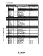 Предварительный просмотр 23 страницы Lang 224T Installation And Operation Instruction Manual