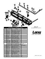 Предварительный просмотр 25 страницы Lang 224T Installation And Operation Instruction Manual