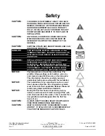 Preview for 2 page of Lang 224Z Installation, Operation & Maintenence Manual