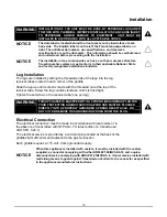 Preview for 10 page of Lang 224Z Installation, Operation & Maintenence Manual